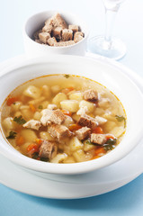 chicken soup with vegetables