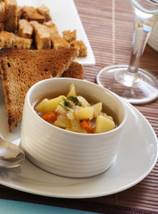 chicken soup with vegetables