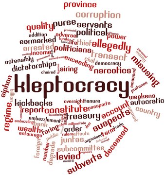 Word cloud for Kleptocracy