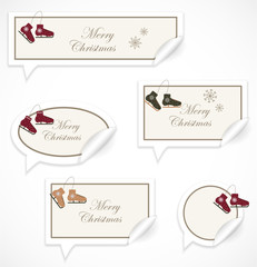 Christmas  speech bubbles