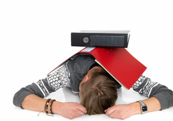 Burnout Student Aktenordner