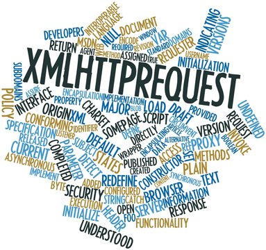 Word cloud for XMLHttpRequest