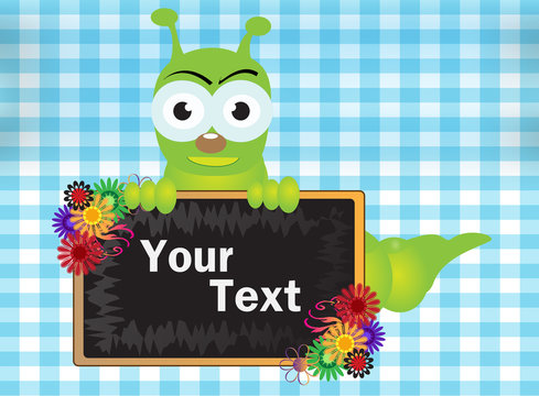 Caterpillar and Blackboard
