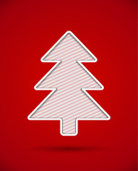 Cut out christmas tree