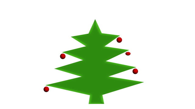 albero di natale animato