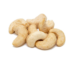 cashew nuts isolated on white background