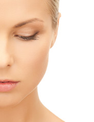 Fototapeta premium pensive beautiful woman