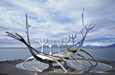 Island - Walskelett in Reykjavik