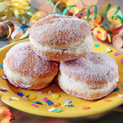 krapfen und konfetti