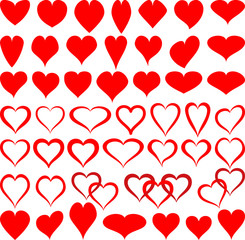 shapes of hearts