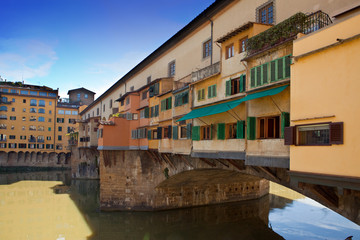 Fototapeta na wymiar Włochy. Florence. Most Ponte Vecchio