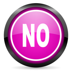 no violet glossy icon on white background