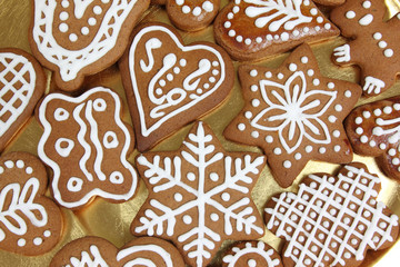 Gingerbread cookies.