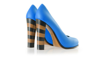 Woman shoes isolated on white