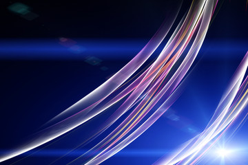 futuristic wave background design with lights