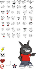 donkey kid cartoon set8