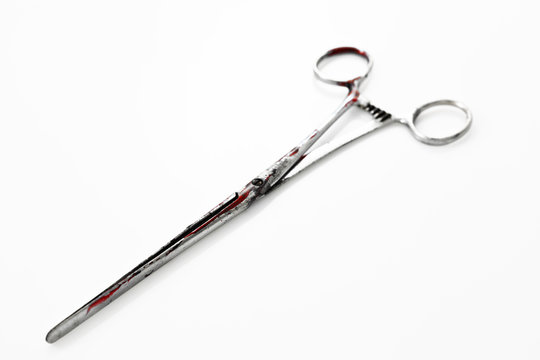 Surgical tool after using