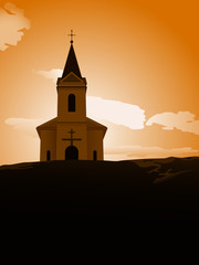 sunset chapelle