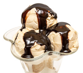 ice cream isolated on white background