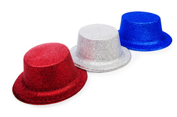 Party hats isolated on the white background