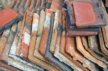 old roof tiles