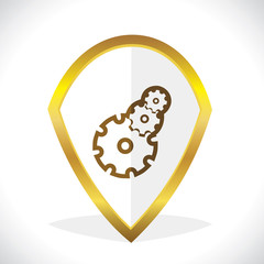 Settings Icon Design Stock Vector