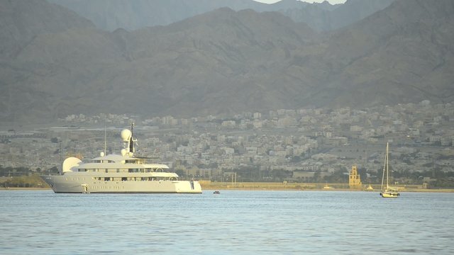 Recreational activity in the Red Sea near Eilat, Israel