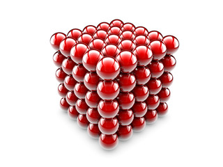 Cube of spheres
