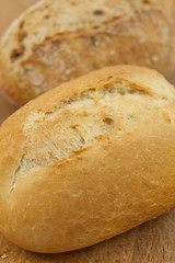 Fresh bread closeup