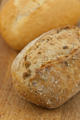 Fresh bread closeup