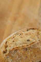 Fresh bread closeup