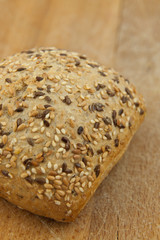 Fresh bread closeup