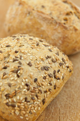 Fresh bread closeup
