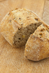 Fresh bread closeup