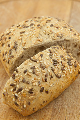 Fresh bread closeup