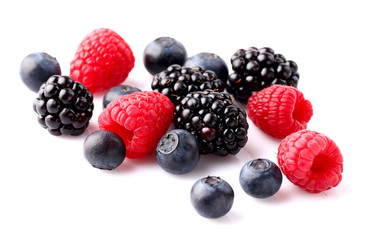 Fresh berry on a white  background