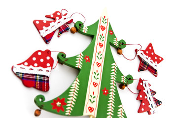 Fir Christmas decorations.