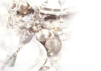 Festive table setting
