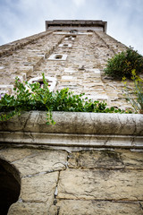 Celfry of Saint George's Parish Church in Piran, Slovenia