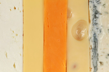 Fünf Sorten Käse