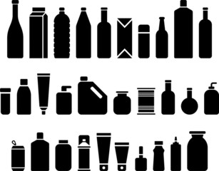 Bottles & Packaging icons