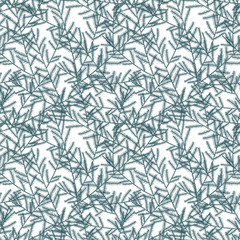 Seamless pattern with fir branches. Vector illustration