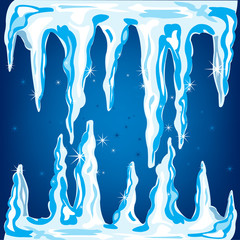 Winter ice background