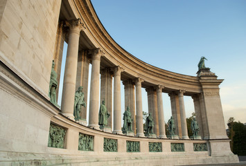 Fototapeta premium Heroes Square in Budapest (Hungary)