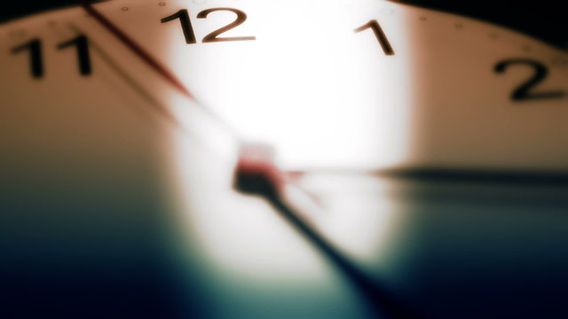 Black wall clock