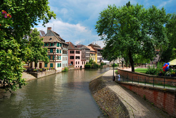 Fototapeta na wymiar Petite France, Strasburg, Francja