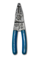 Used wire strippers on isolated background with path