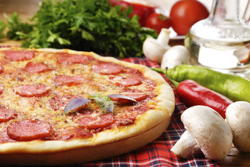 Pepperoni pizza