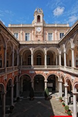 Fototapeta na wymiar Palazzo Tursi w Genui