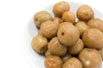 Pickled plum.